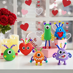 NAXYAN classroom activity with easy clay crafting for valentines