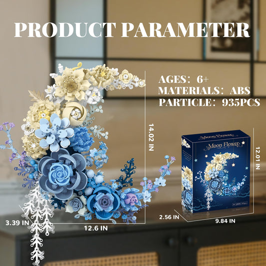 Nayihoop Moon Flower set camellias enhances office ambiance with floral charm.