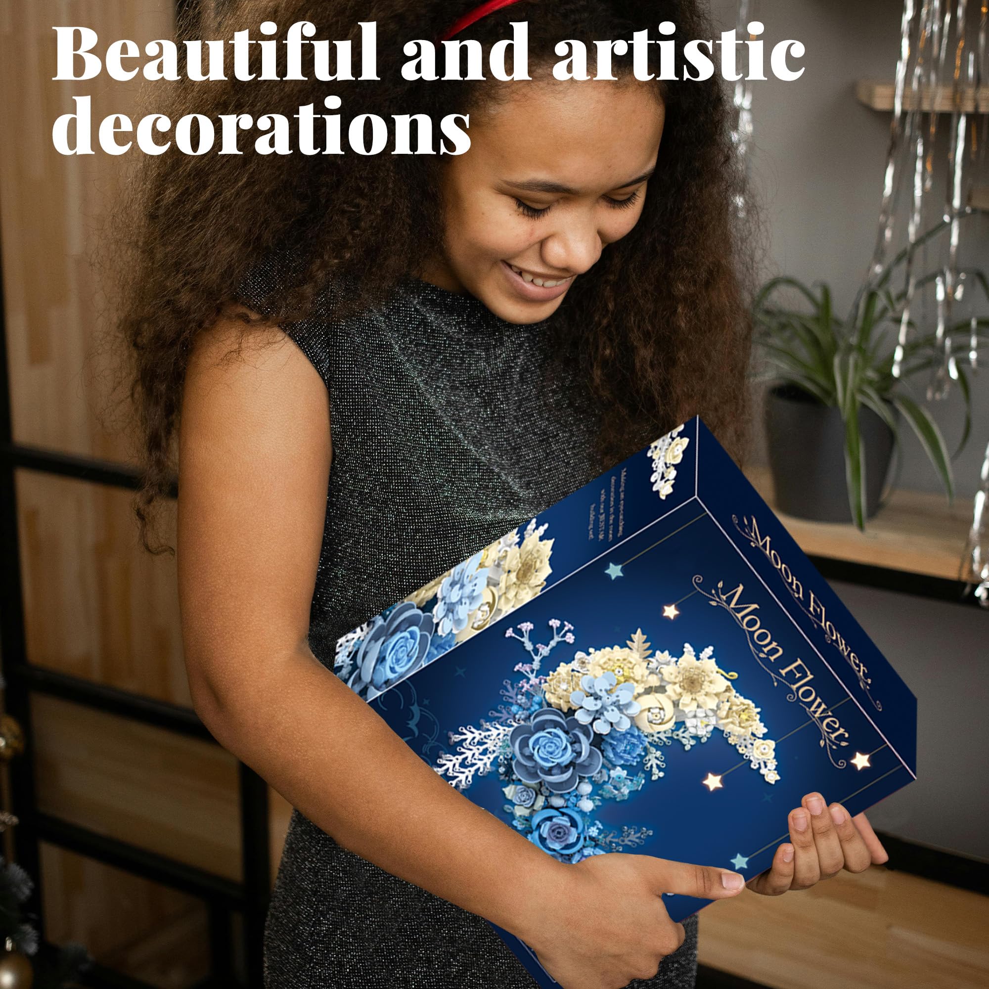 Nayihoop Moon Flower set wall decor kit ready for creative display.