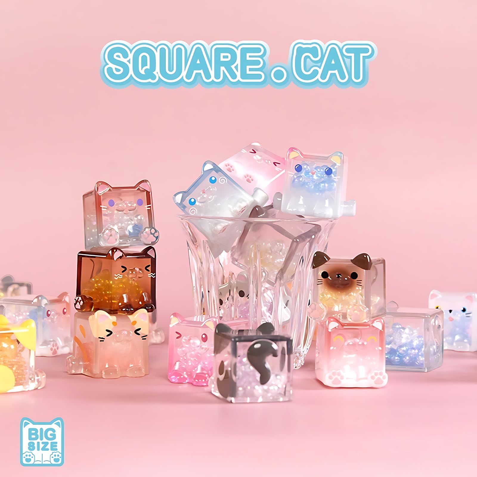 Luminous variant cat from Square Cat Series collection