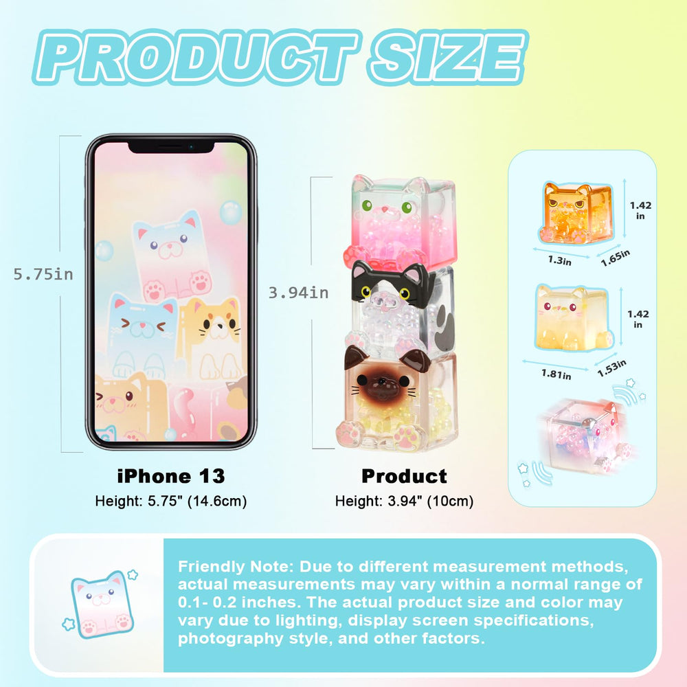 Square Cat Series random design box highlighting variety