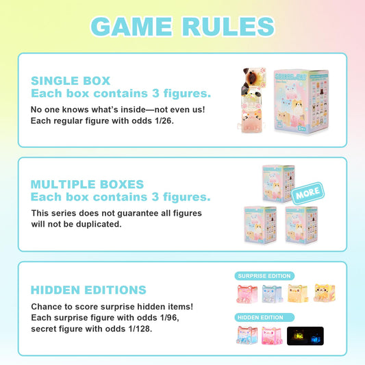 Unboxing the NBBRDDN Square Cat Series mystery cubes