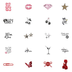 NBHJDKD laptop sticker pack silver detail for personalizing devices