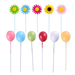NBHUZEHUA kawaii anime characters dessert toppers add charm to cakes