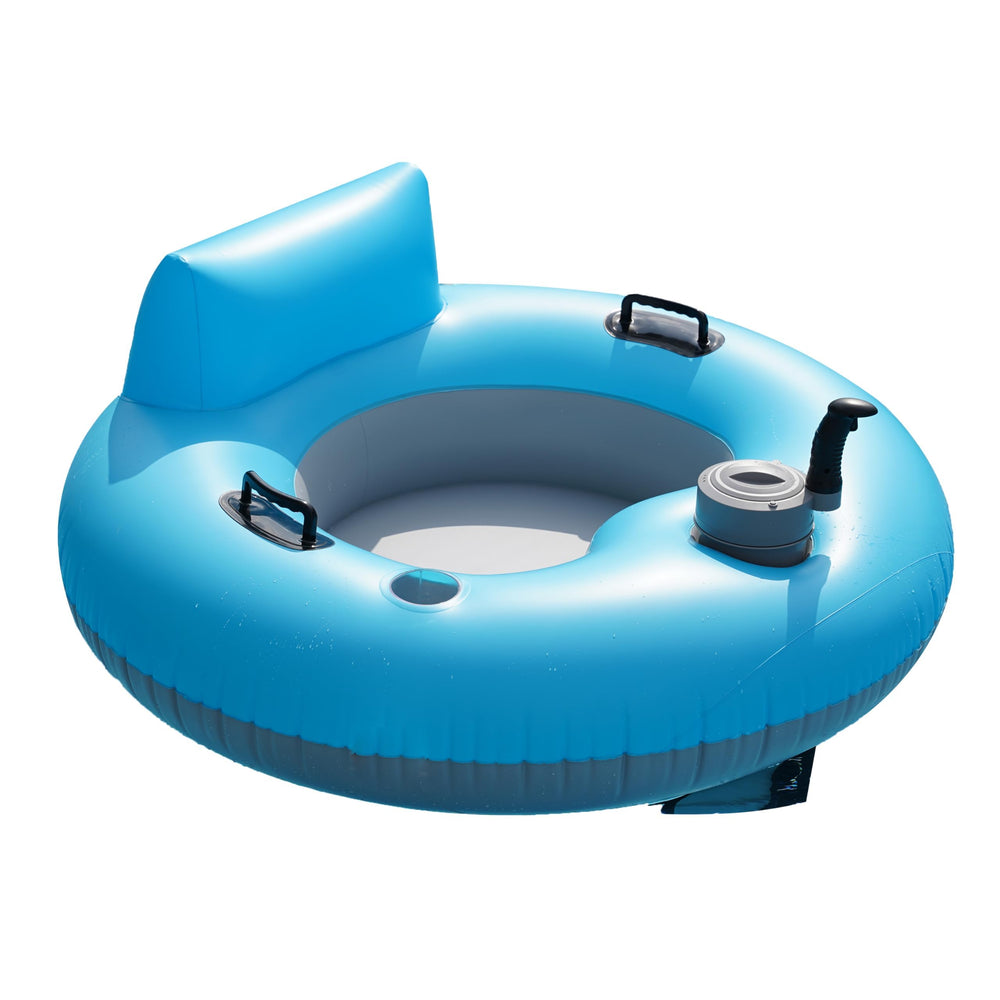 NBJIALIN inflatable river tube backrest for comfortable lounging on water