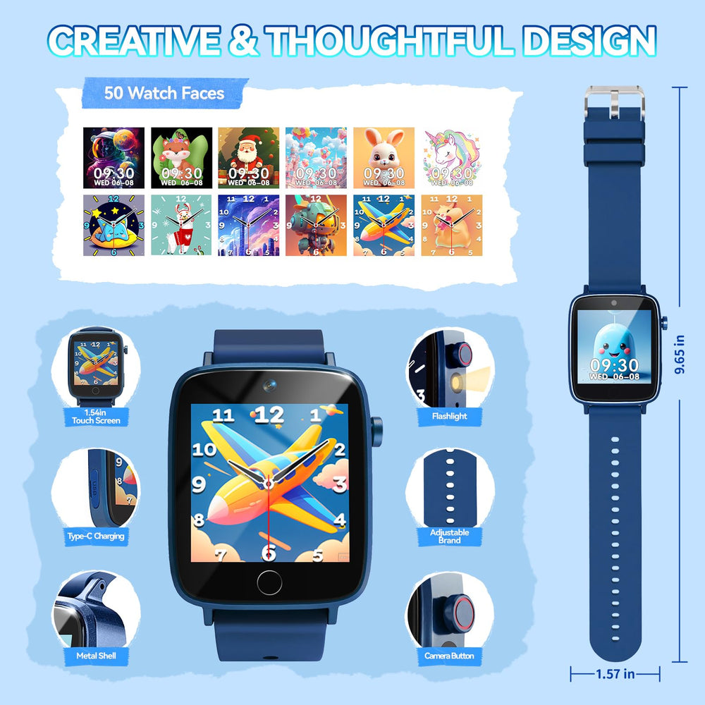 NBKLS Kids Smart Watch long-lasting battery in everyday use