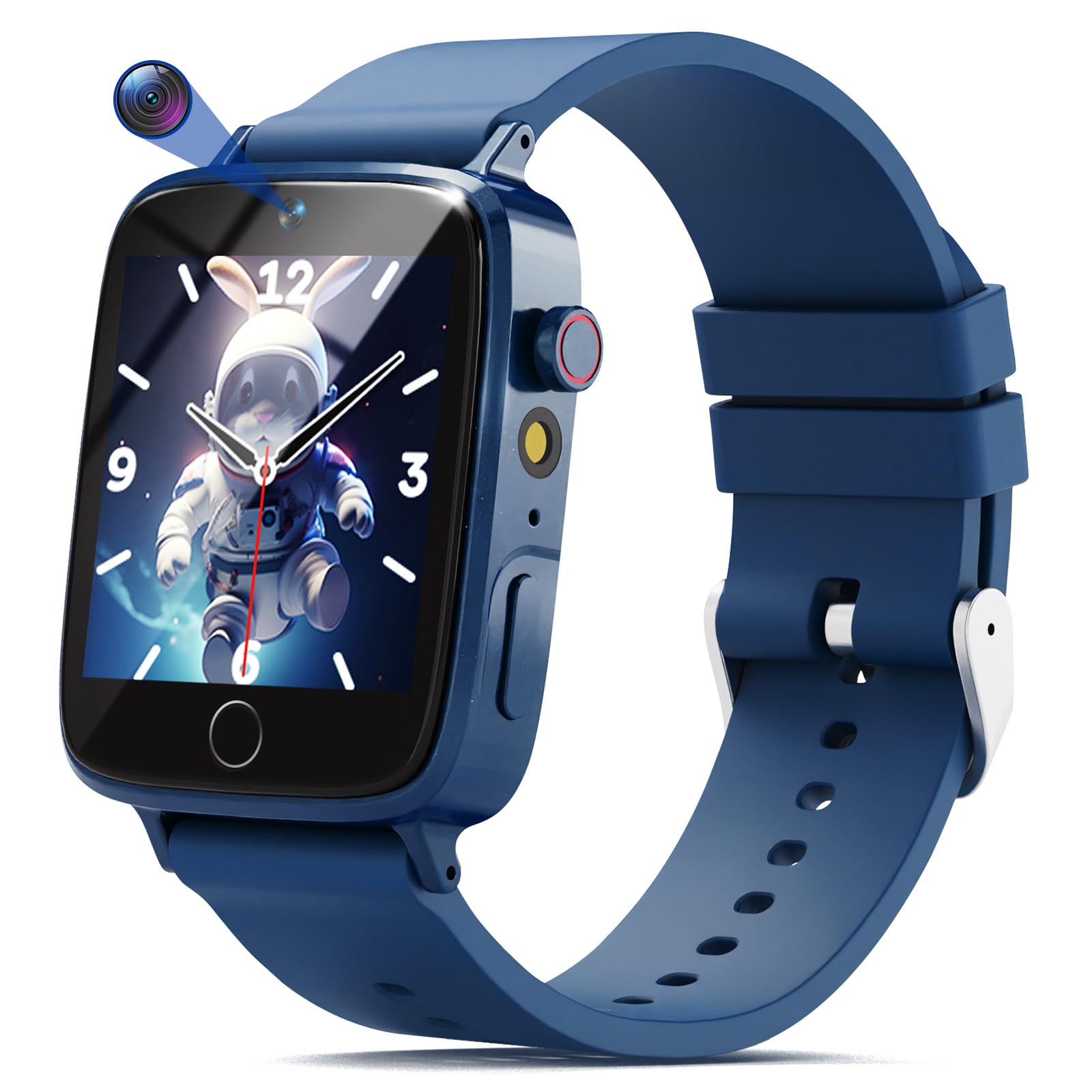 NBKLS Kids Smart Watch front view showing kid-friendly design for daily use