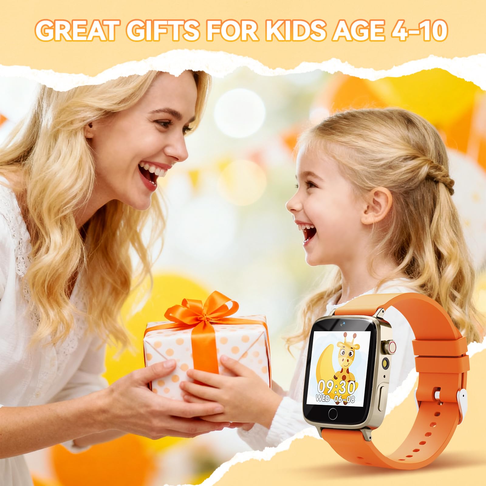 NBKLS Kids Smart Watch habit tracking alarm supports routines