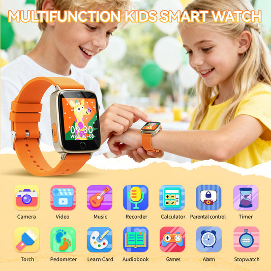 NBKLS Kids Smart Watch puzzle games screen to boost logic during play