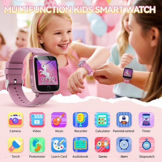 NBKLS Kids Watch color screen display ready for interactive games and learning.