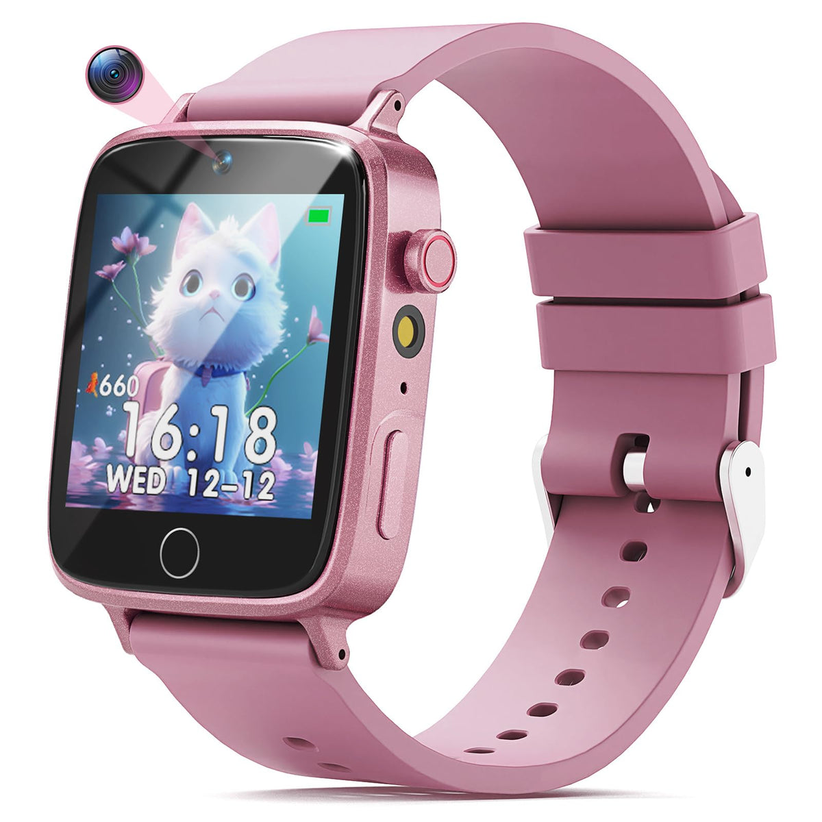 NBKLS Kids Watch front view with color screen for learning and play.