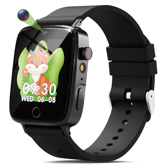 NBKLS Kids Watch front view on a child's wrist, colorful and easy to use.