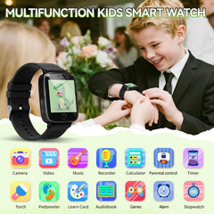 NBKLS Kids Watch wrist fit shown for comfortable all-day wear.