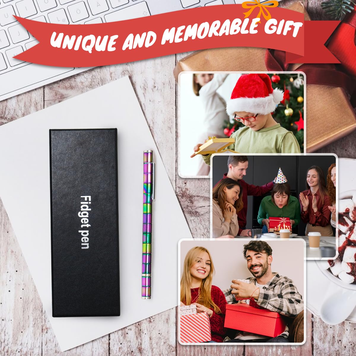 NBZXSYMAG Fidget Pen touch nib supports quick touchscreen use.