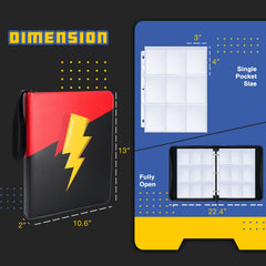 NeatoTek 40-page layout highlights nine pockets per side for 720 cards