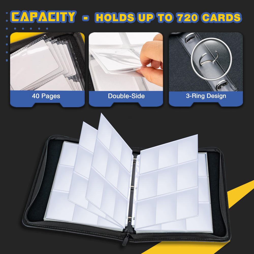 NeatoTek interior emphasizes nine-pocket pages to maximize display space