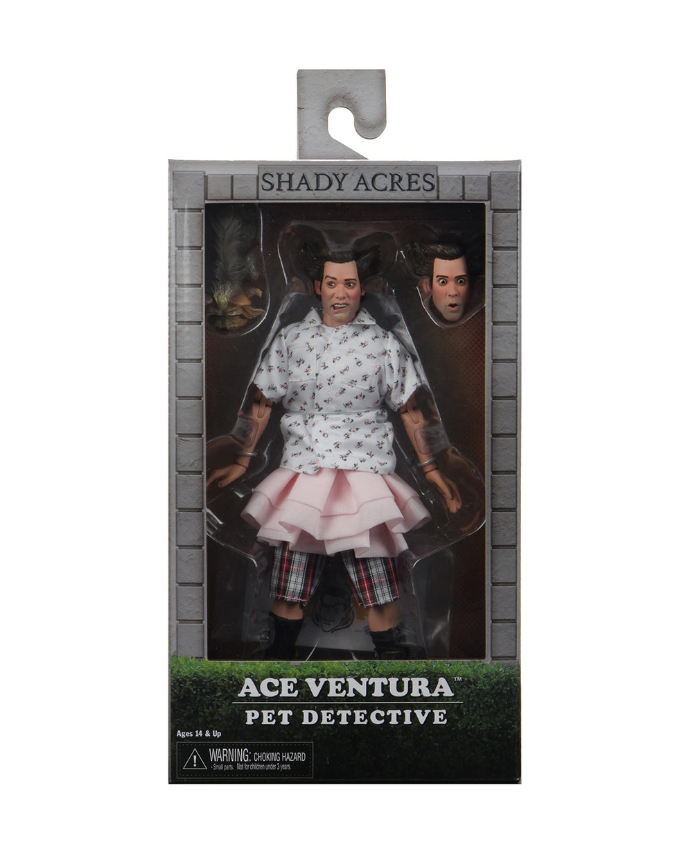 NECA Ace Ventura 8-inch articulated figure for versatile posing and photography.