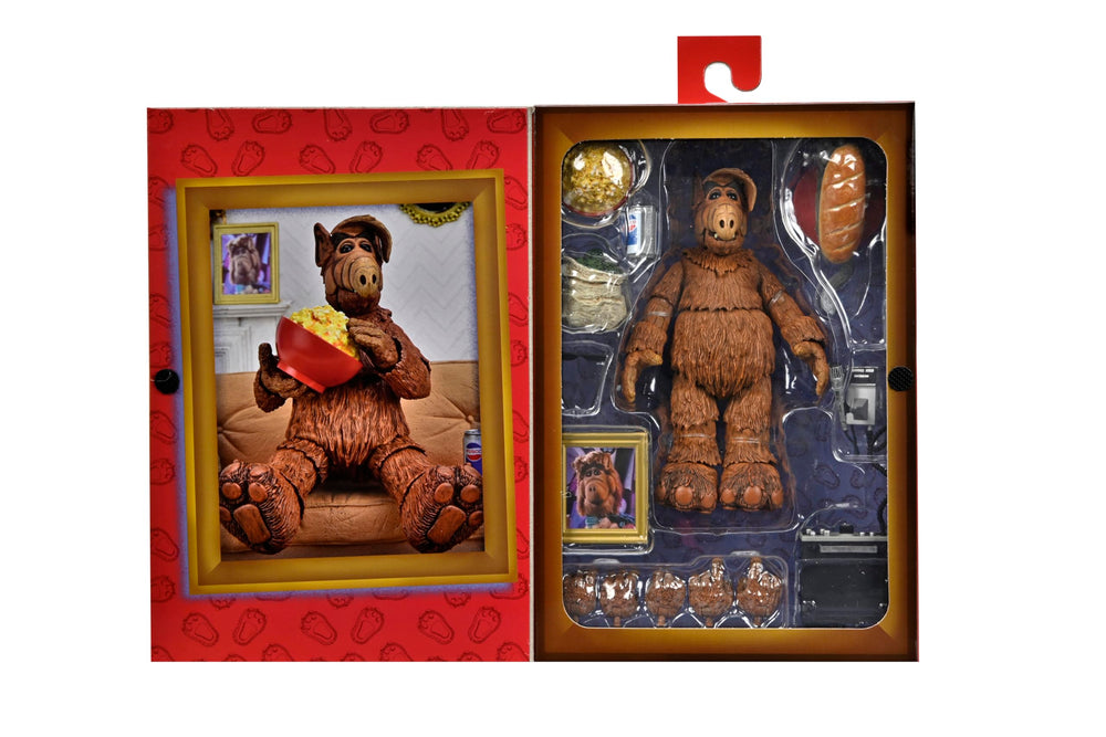 NECA Alf bowl of popcorn accessory adds cinematic display options.