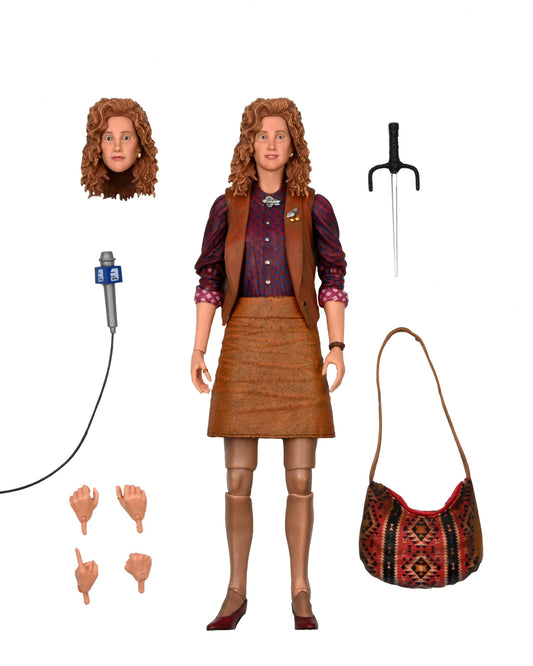 NECA April O'Neil 7-inch figure front view with movie-accurate costume for display