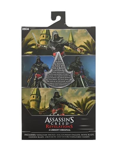 NECA Ezio interchangeable hands image, easy switch for varied stances.