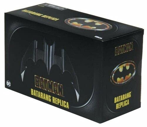 NECA Batman 1989 Batarang display base supports elegant exhibit