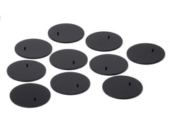 NECA black display stand packaging dimensions shown for planning.