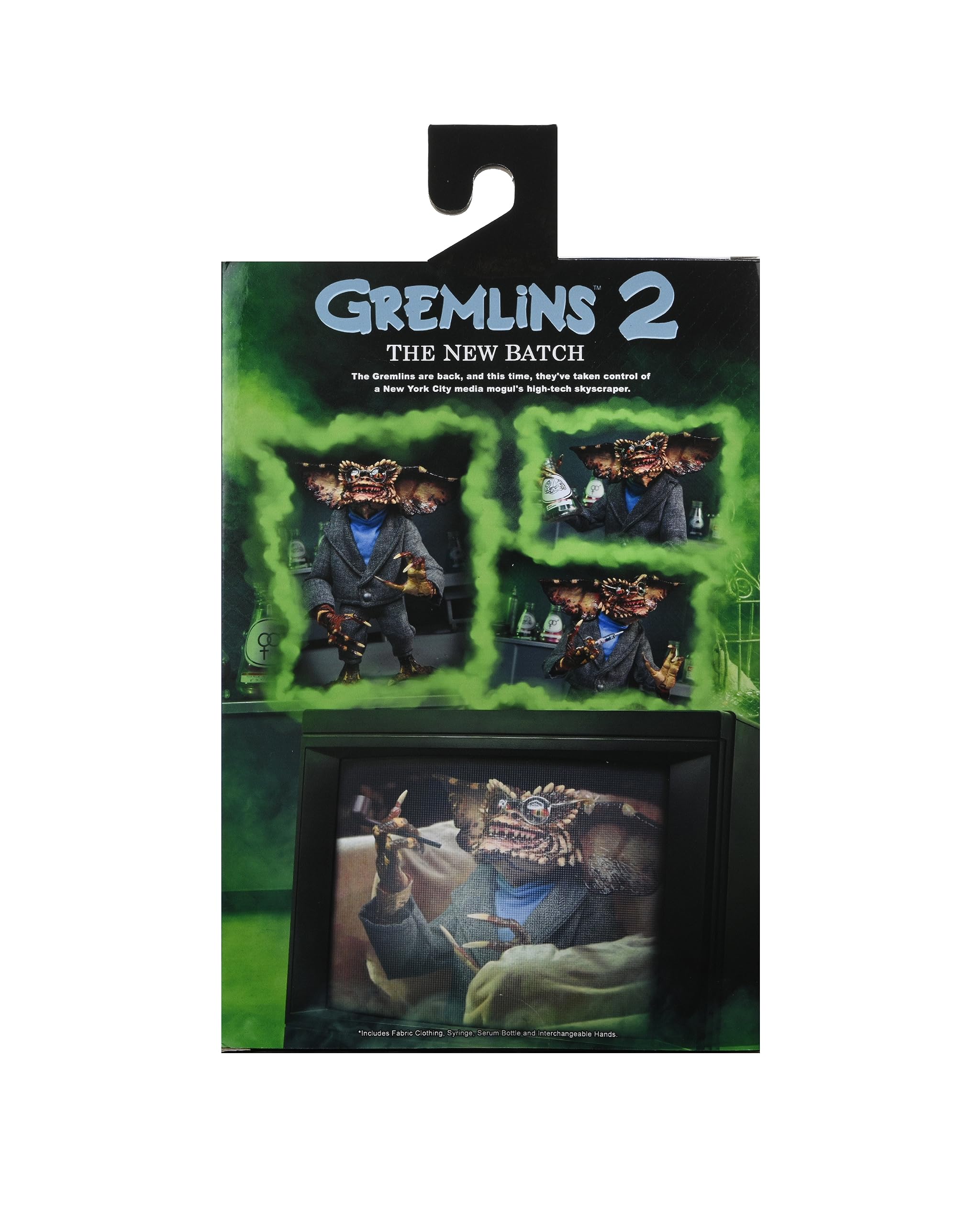 NECA Brain Serum prop adds authentic visual storytelling to figures.
