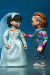 NECA Bride of Chucky weapons set including shovels pistols and knives