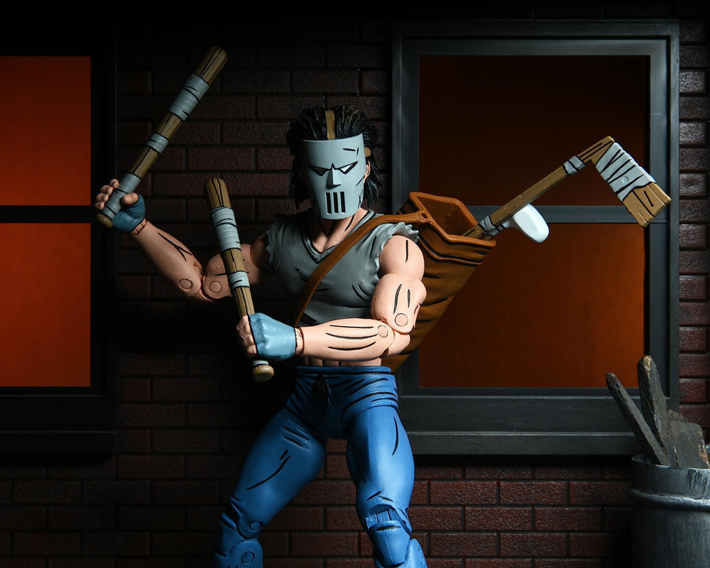 NECA Casey Jones 7-Inch red-shirt figure for Mirage-era nostalgia.