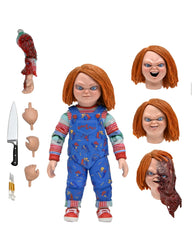 NECA Chucky syringe bundle accessory enhances macabre display possibilities.