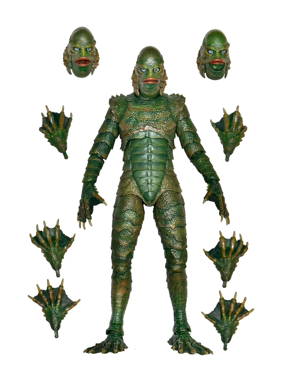 NECA Creature from the Black Lagoon color finish enhances retro film-inspired look