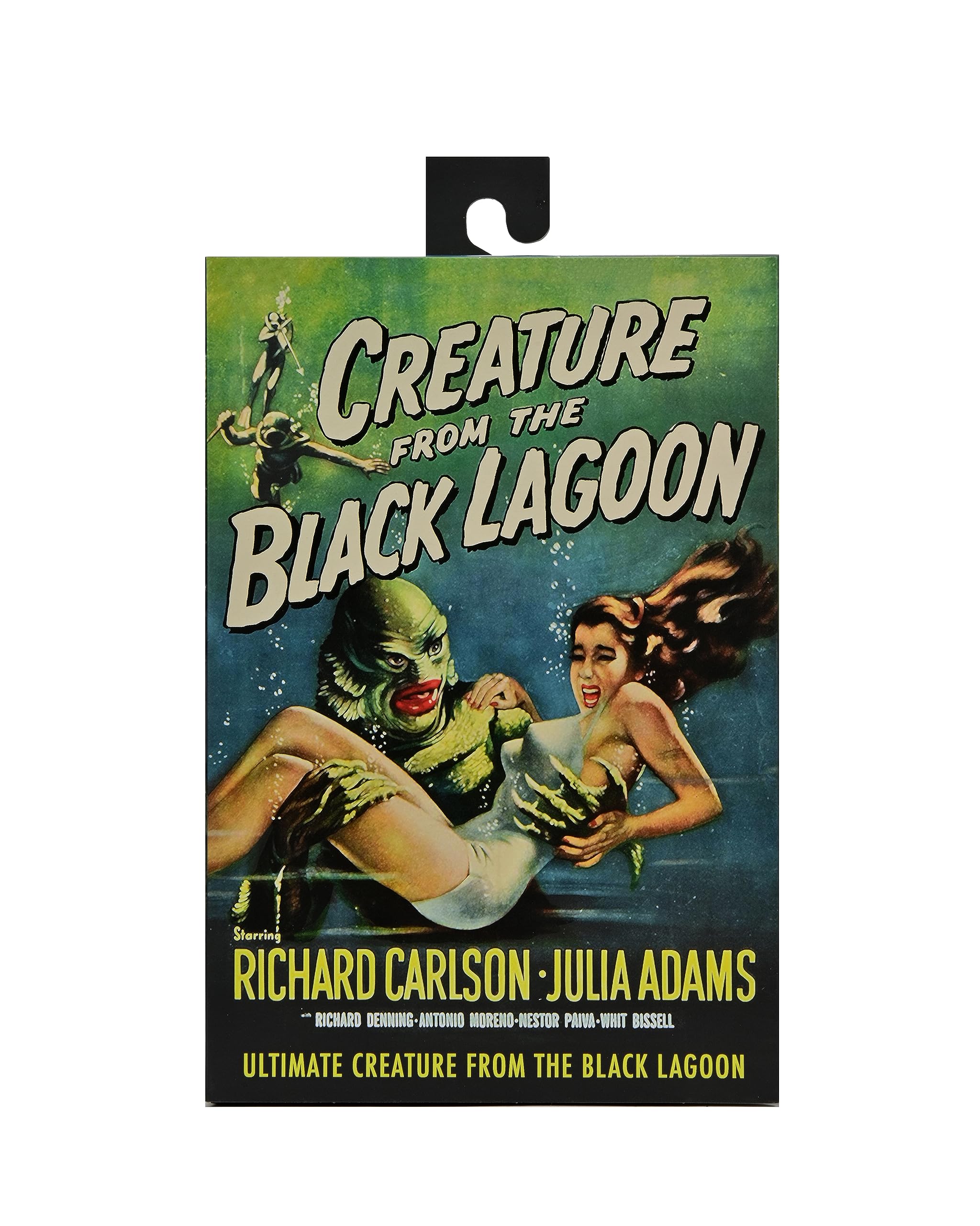 NECA Creature from the Black Lagoon detail close-up emphasizes texture and paint for collectors