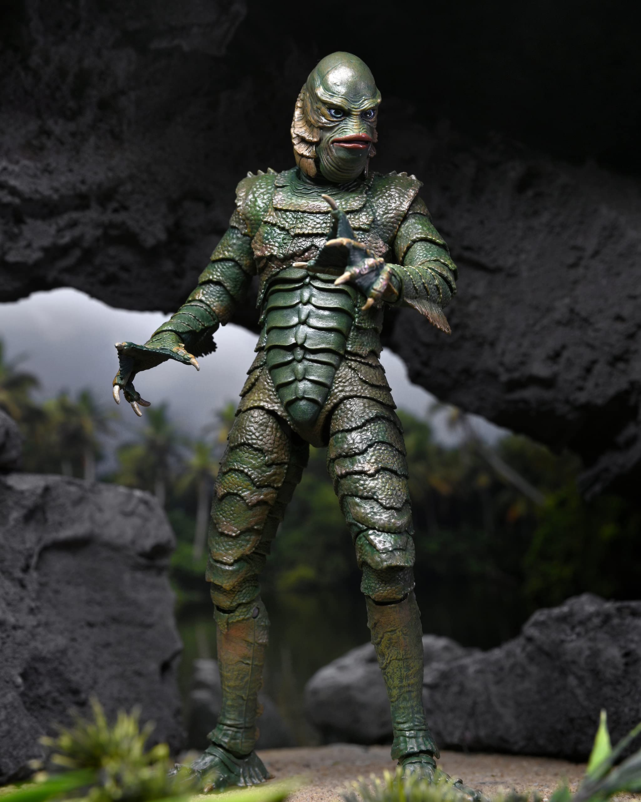 NECA Creature from the Black Lagoon head sculpts provide varied facial expressions