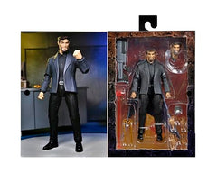 NECA David Xanatos laser blaster with blast effect for action-ready scenes.