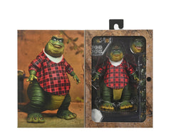 NECA Earl Sinclair 7-inch figure includes interchangeable hands for different gestures.