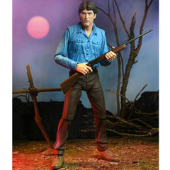 NECA Evil Dead Ash accessory set with chainsaw and shotgun enhances display storytelling