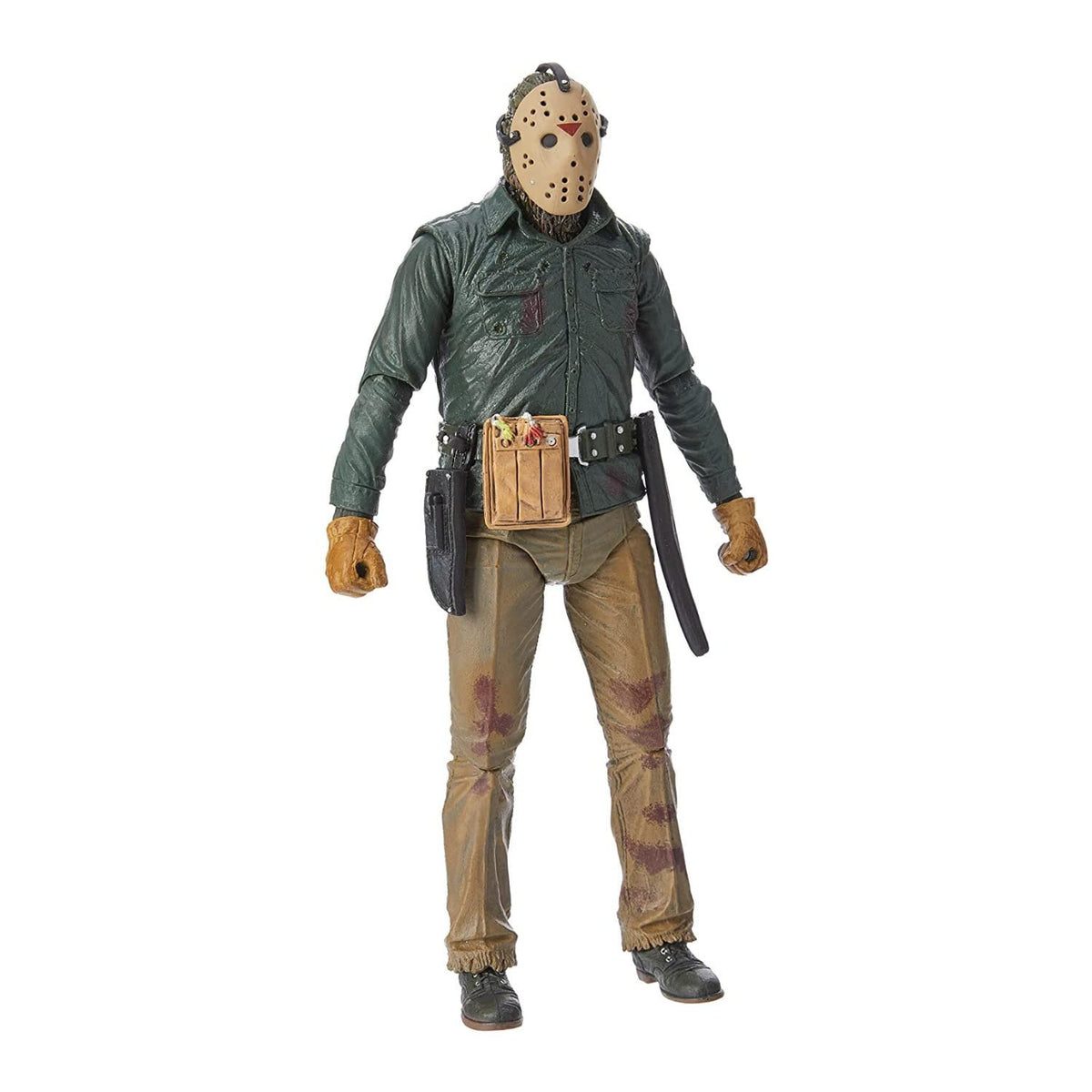 NECA Jason Part 6 figure with removable mask for display and posing.