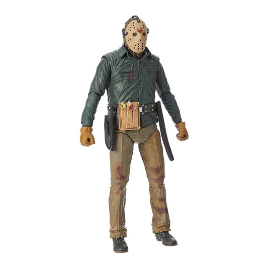 NECA Jason Part 6 figure with removable mask for display and posing.