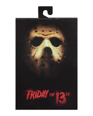 NECA Jason figure with axe accessory for action pose display