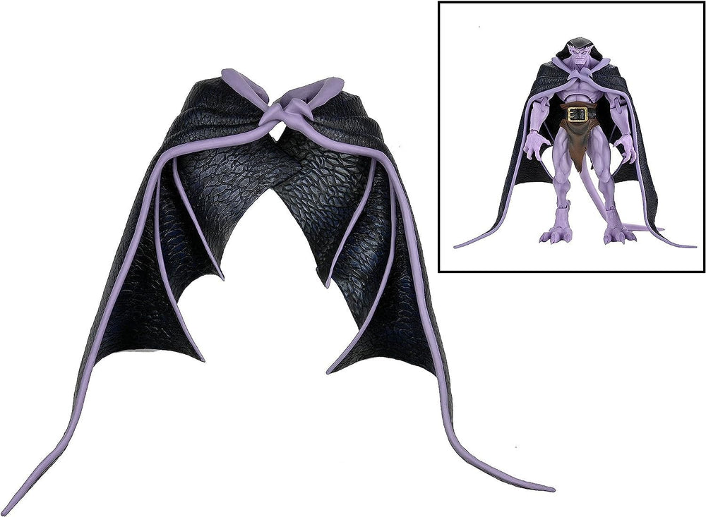 NECA Gargoyles Bronx folded wings with Goliath showcase flexible pairing options.
