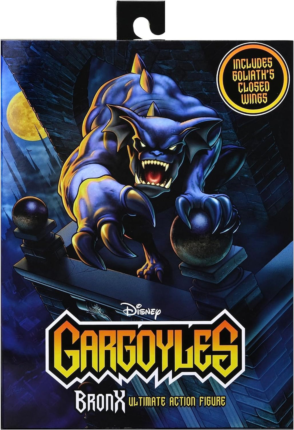 NECA Gargoyles Bronx with meat accessory enhances dramatic display possibilities.