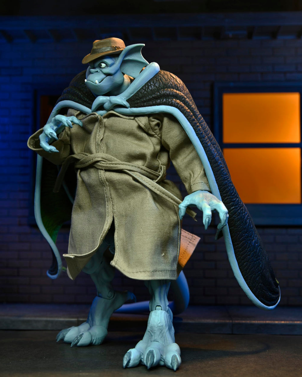 NECA Gargoyles Broadway box art and packaging highlights licensing heritage