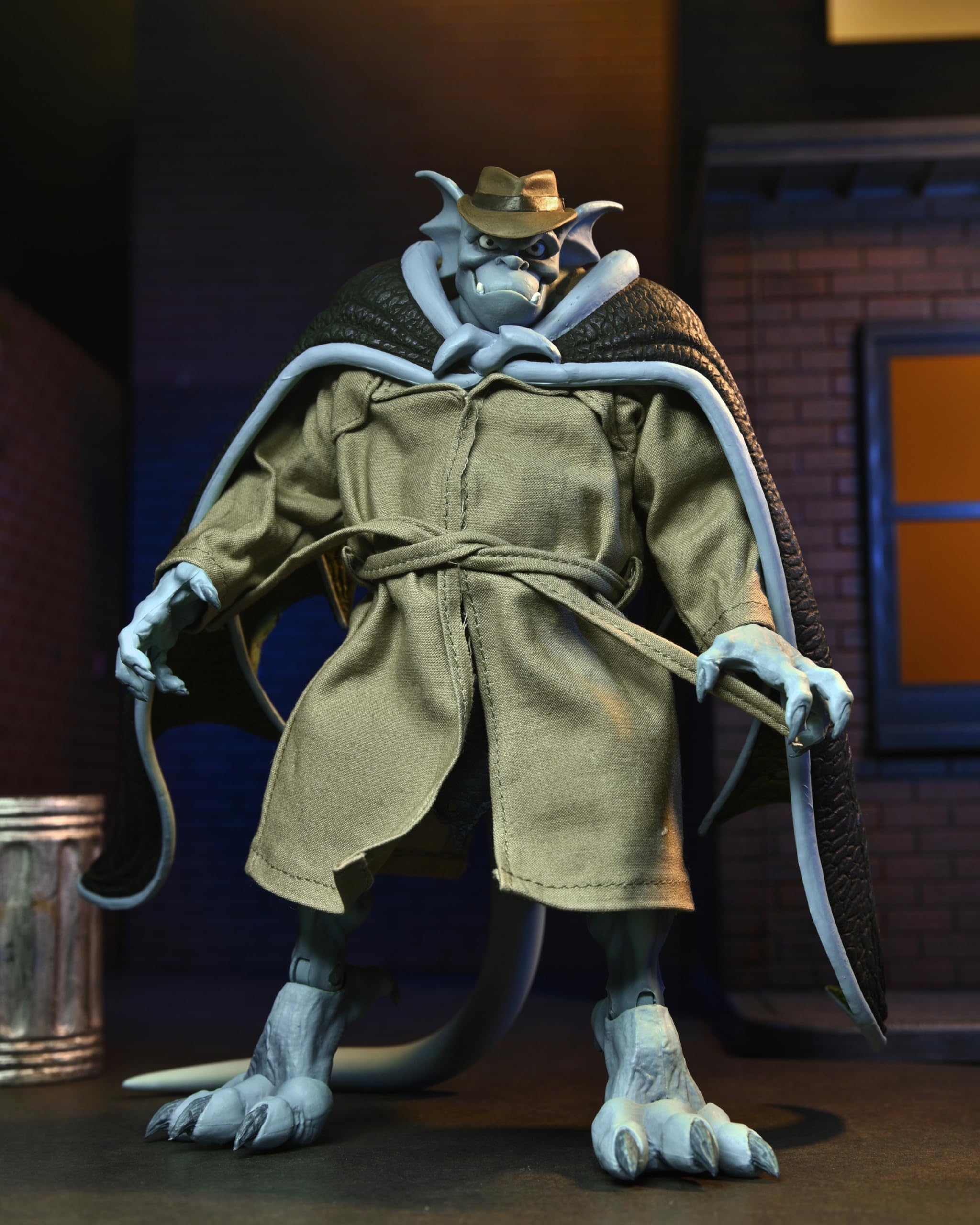 NECA Gargoyles Broadway display-ready figure with a stable base