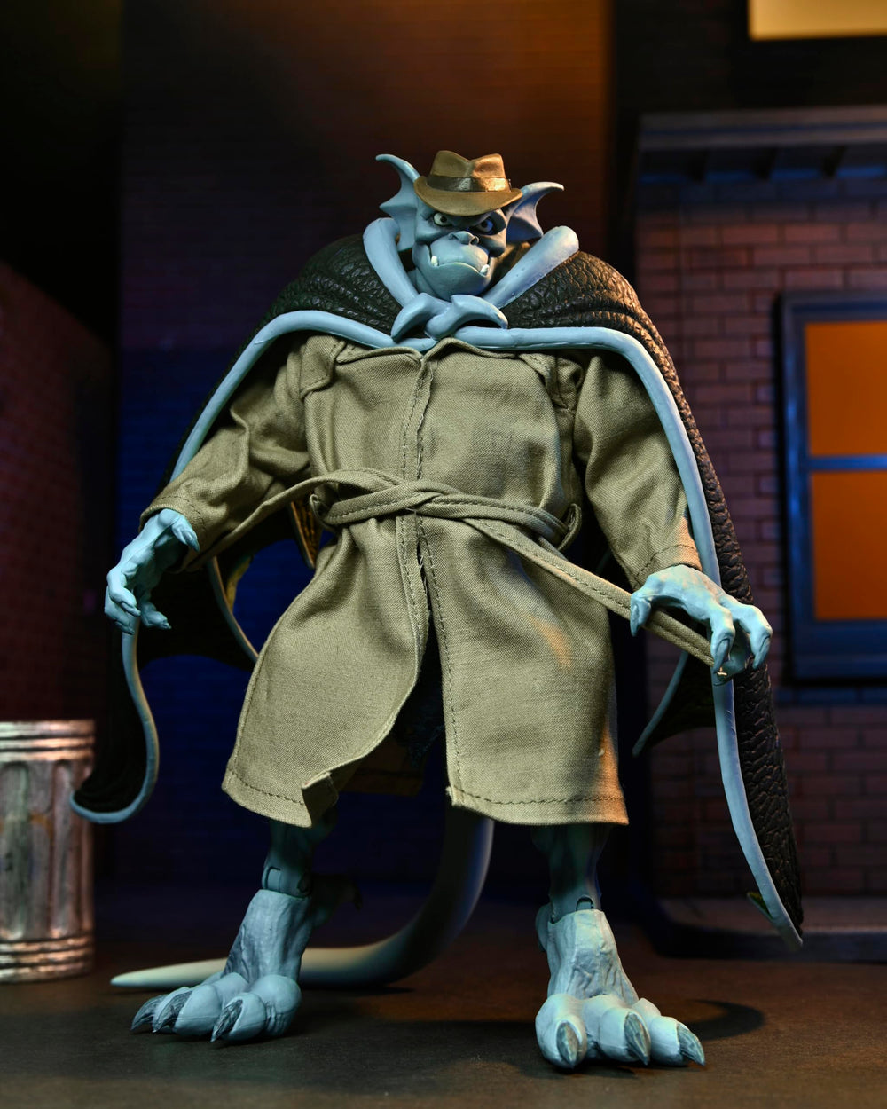 NECA Gargoyles Broadway display-ready figure with a stable base