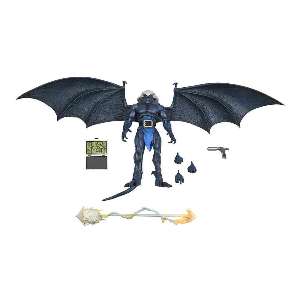 NECA Gargoyles Thailog front view shows poseable 8-inch figure for display