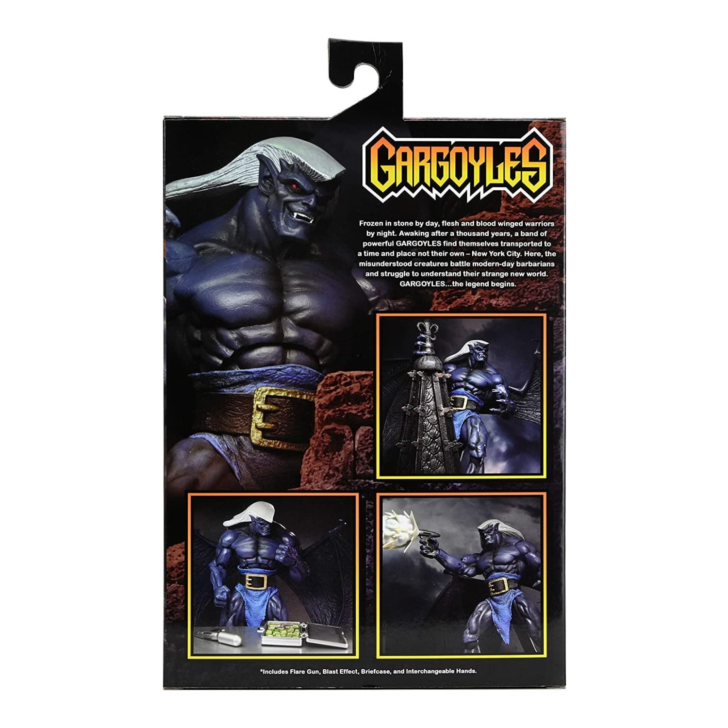 NECA Gargoyles Thailog packaging window box for safe storage and display