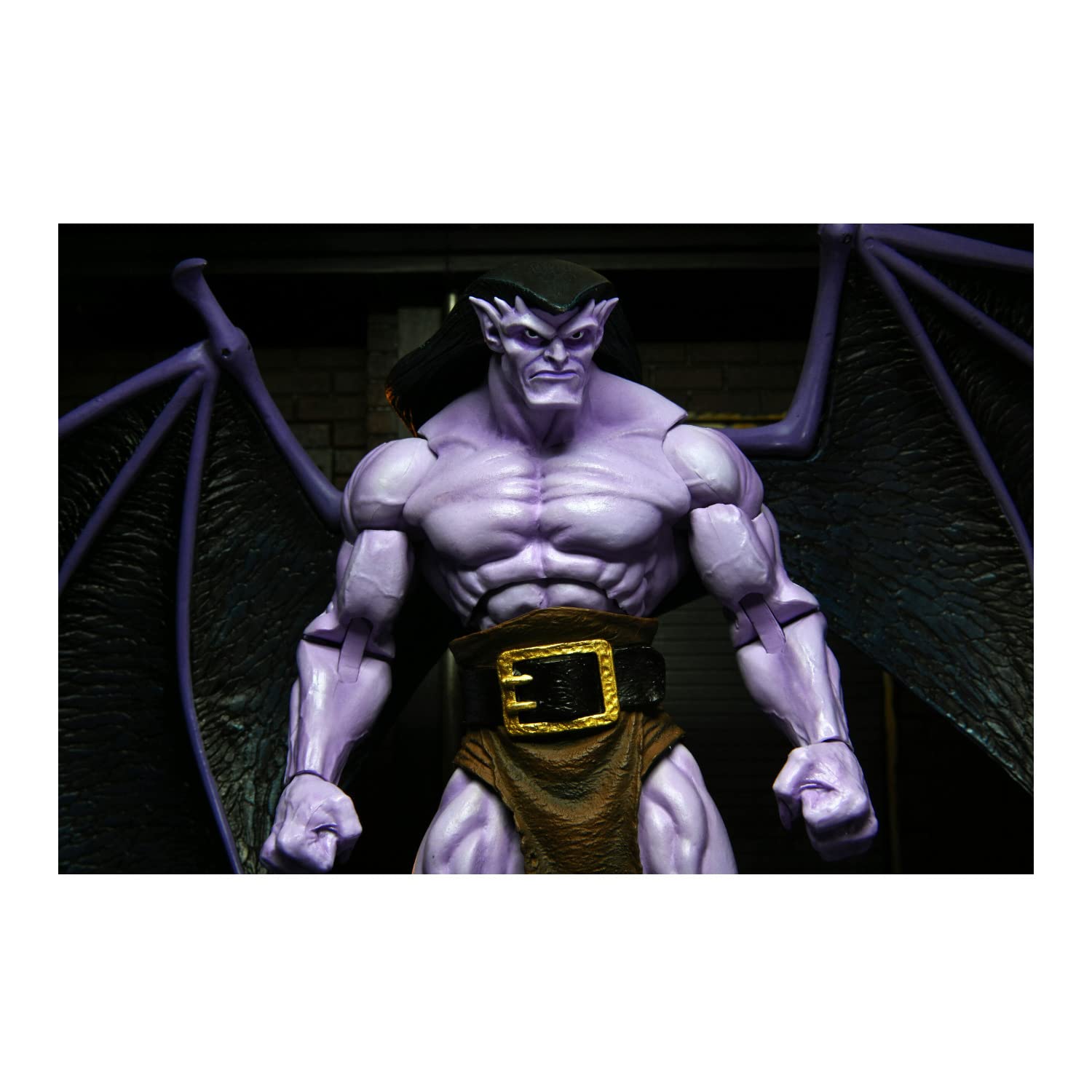 NECA Gargoyles Goliath in window box packaging for easy display