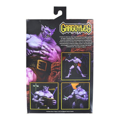 NECA Gargoyles Goliath packaging with opening flap for access