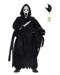 NECA Ghost Face 8in clothed figure with robe ready for display.