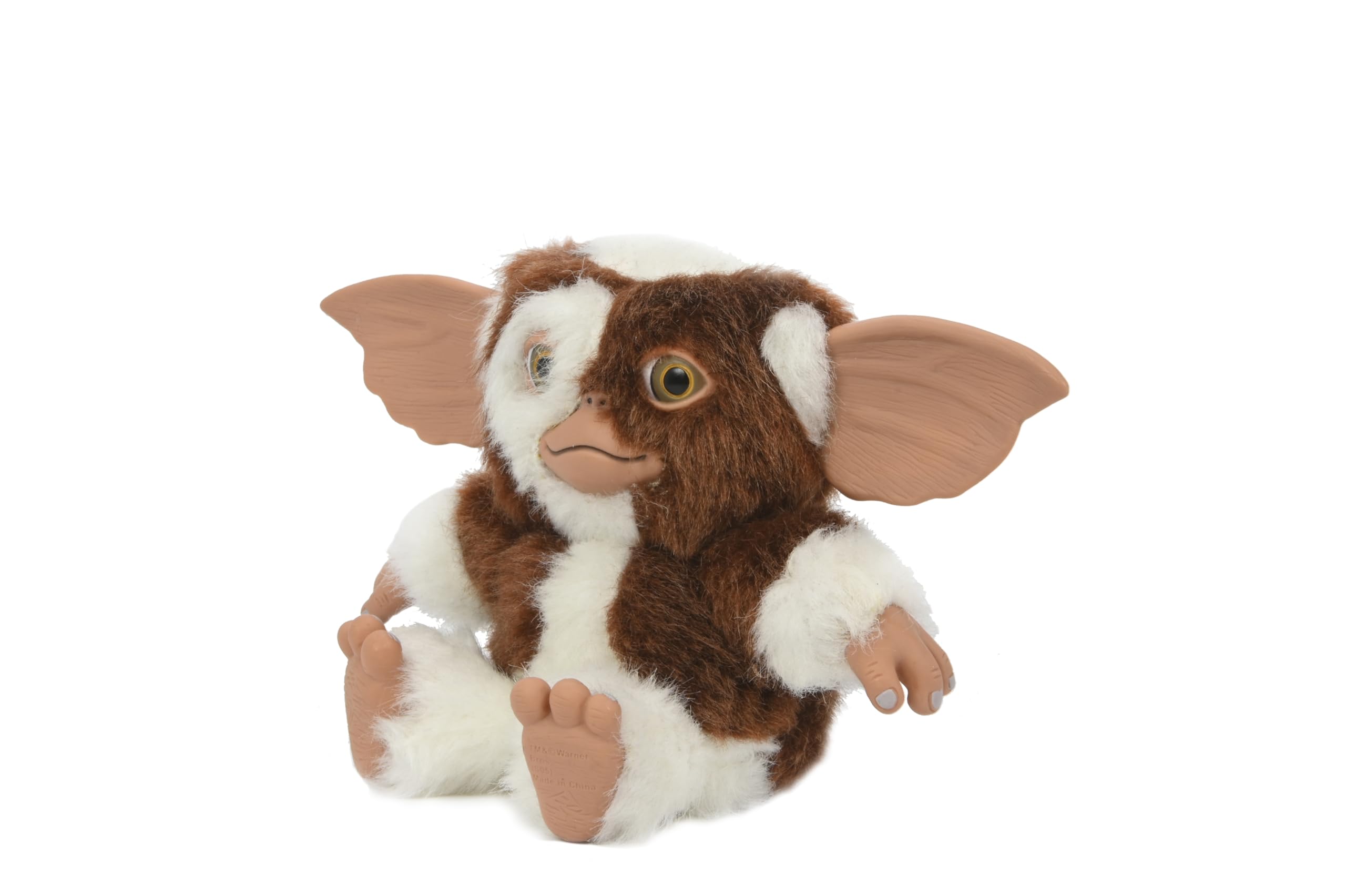 NECA Gizmo 6-inch plush weighted-bottom supports stable sitting.